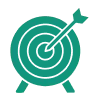 picture of a green target